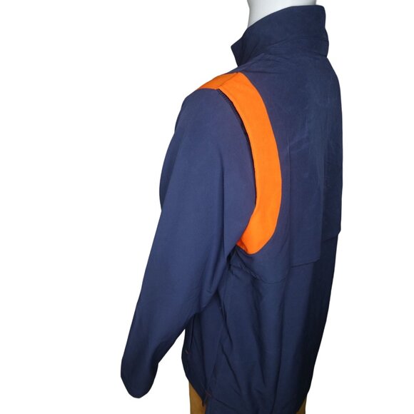 Nike Men’s On Field Coaches 1/4 Zip Jacket DJ5115-420 Navy Orange MEDIUM NWT - Picture 3 of 7